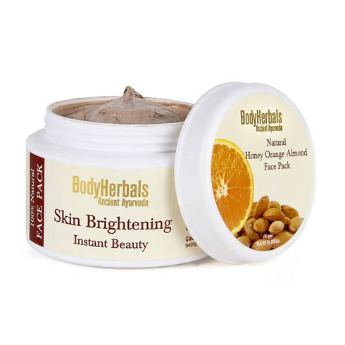 Bodyherbals Skin Brightening Orange Honey and Almond Face Pack 100g